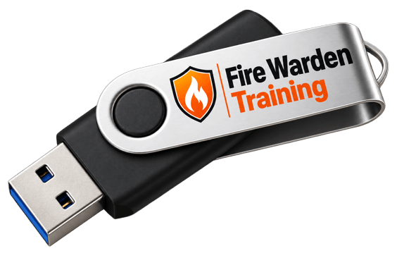 fire warden training usb dvd